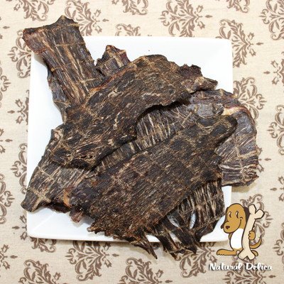Amazon | Natural Delica 無添加 鹿肉ジャーキースライス200g